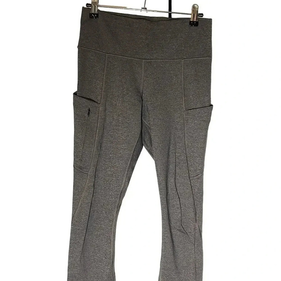 Athleta Up For Anything 7/8 Gray Workout Leggings Women's Size XS - Picture 2 of 5